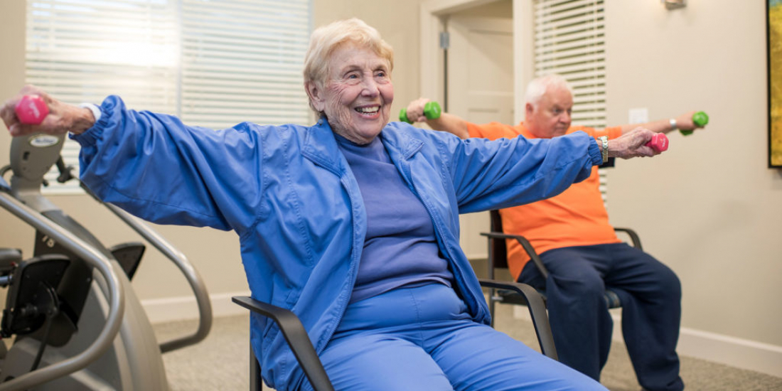 At-Home Seated Workout for Seniors | The Village of Bedford Walk